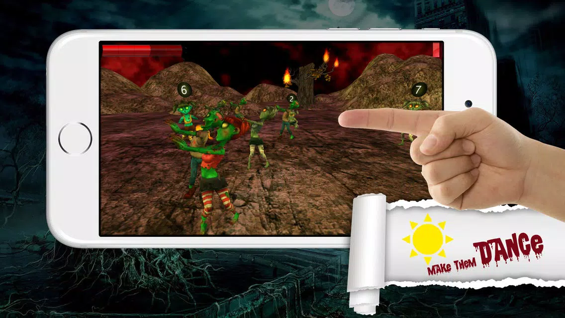 Screenshot di Zombies Finger Fight