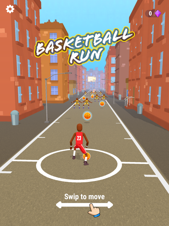 Basketball Run - 3D iPad 应用截图