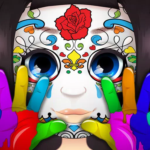 Finger Face Paint - Salon Game Finger Face Paint - Salon Game
