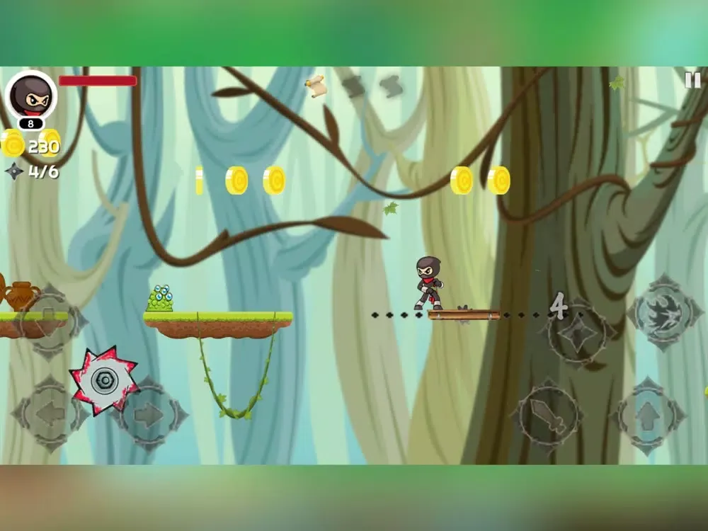 Ninja Run Slice - Fun Games iPad  스크린샷