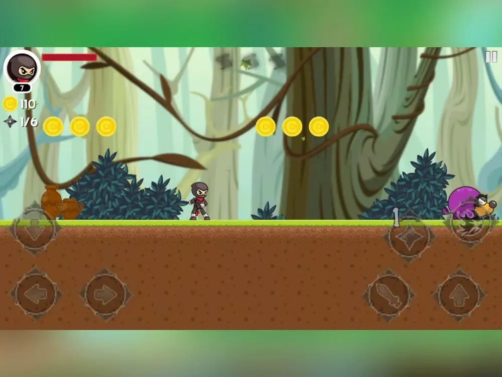 Ninja Run Slice - Fun Games iPad  스크린샷
