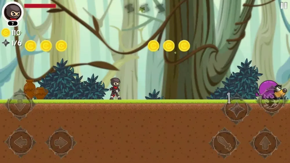 Ninja Run Slice - Fun Games 스크린샷