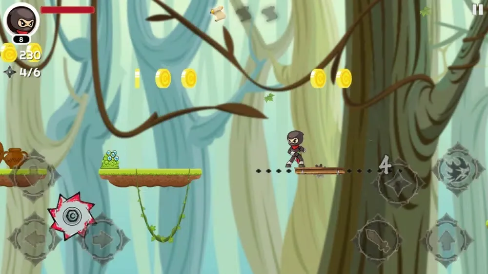 Ninja Run Slice - Fun Games 스크린샷