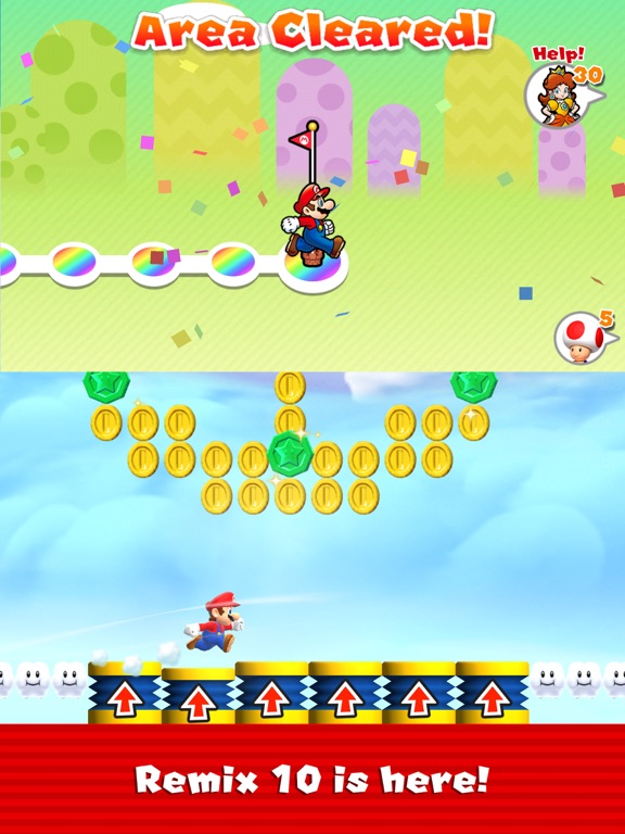 Super Mario Run iPad  Ekran Görüntüleri