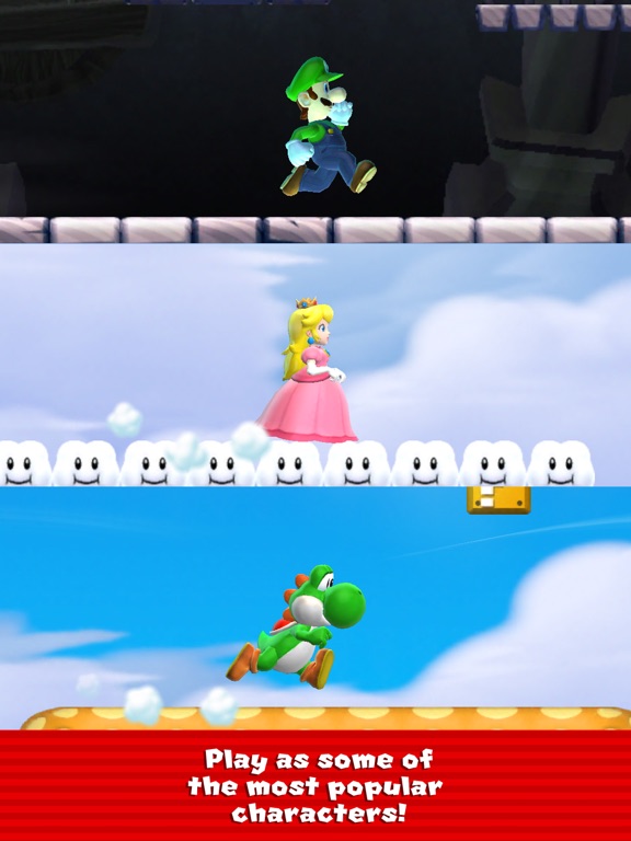 Super Mario Run iPad  Ekran Görüntüleri