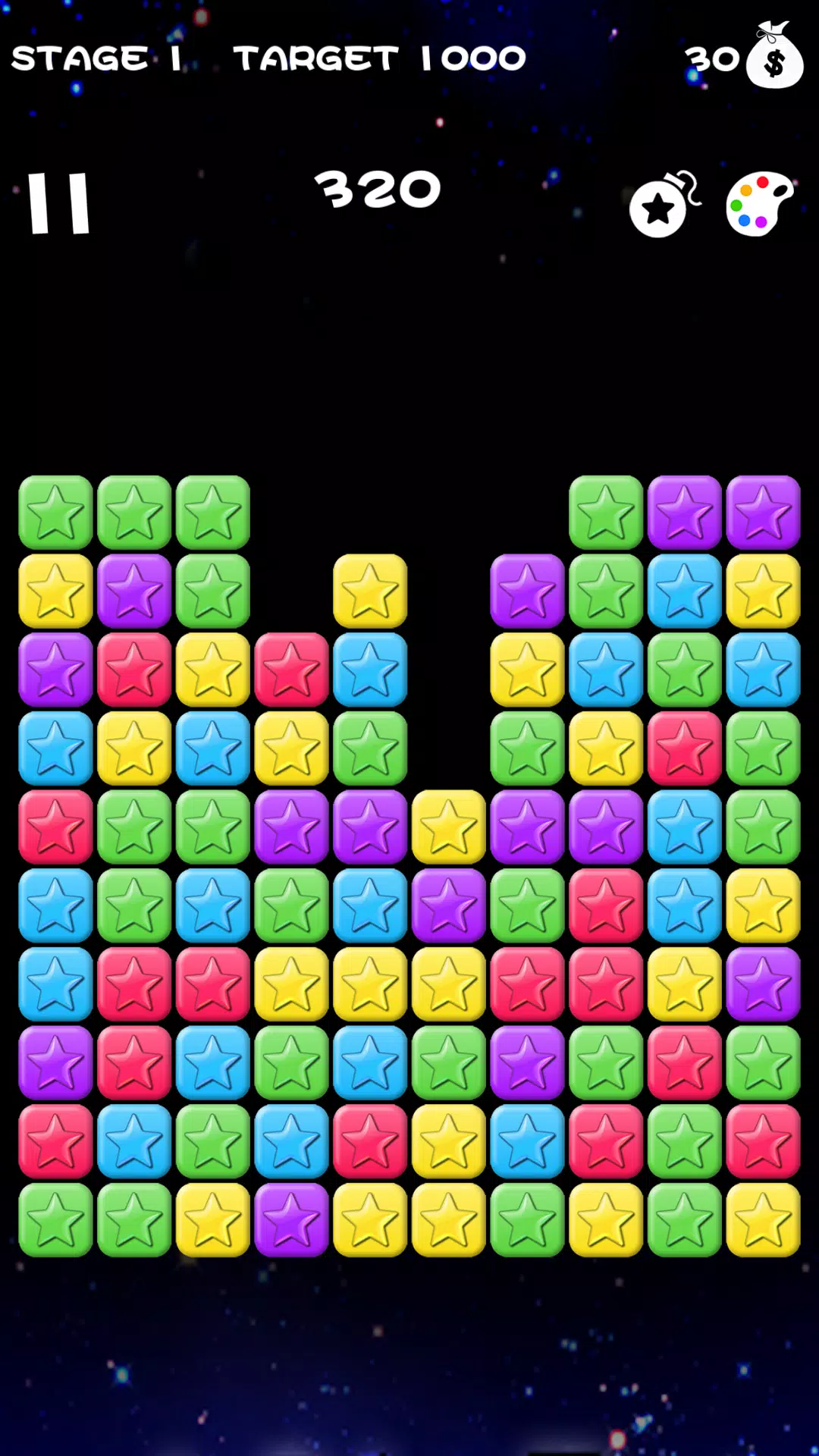 Popping Stars Game Screenshots