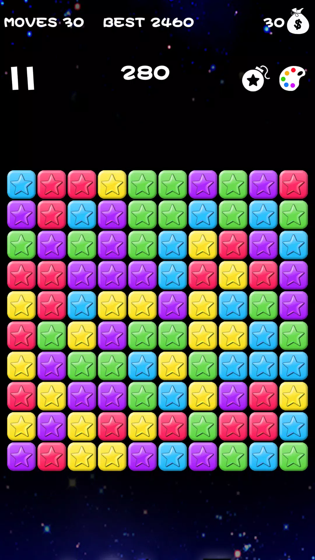 Popping Stars Game Screenshots
