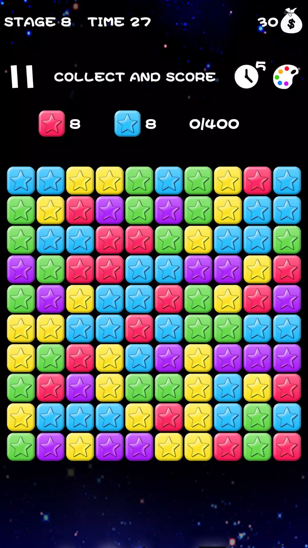 Popping Stars Game Screenshots