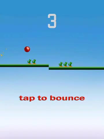 Easy Red Ball Bouncer - Bouncing Ball Endless Game! iPad  Screenshots