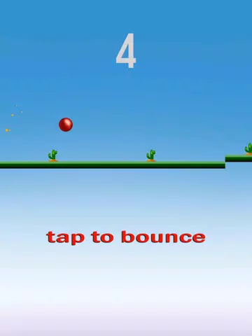 Easy Red Ball Bouncer - Bouncing Ball Endless Game! iPad  Screenshots