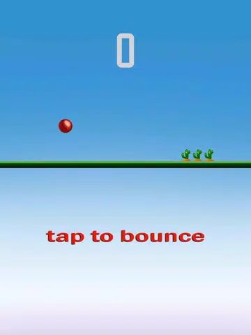 Easy Red Ball Bouncer - Bouncing Ball Endless Game! iPad  Screenshots