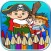 Pirate coloringbook kids free - Captain Jake ship for firstgrade