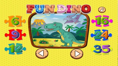Dino Puzzle : Kids Dinosaurs Jigsaw Learning Games应用截图