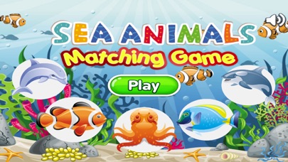 Find the Pair Sea Animals Free Matching Kids Games Screenshots
