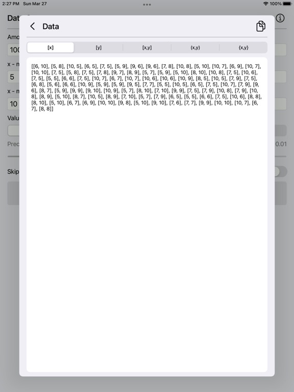 Data Generator Plus iPad Screenshots