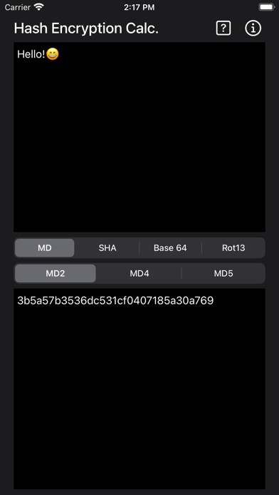 Hash & Encryption Calculator Screenshots