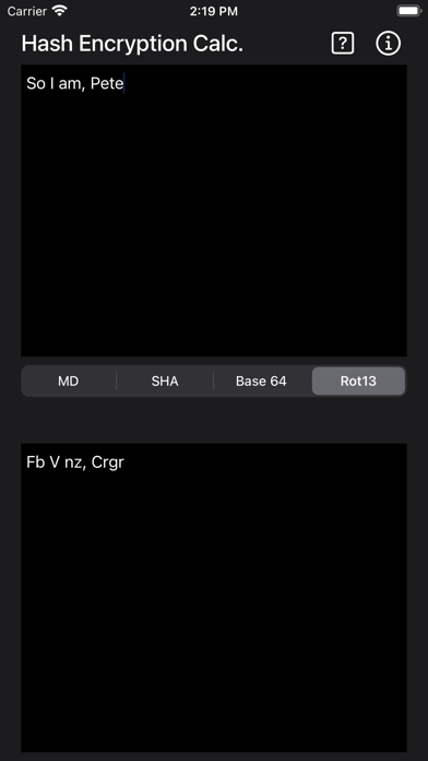 Hash & Encryption Calculator Screenshots