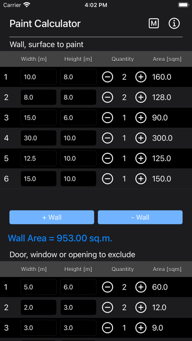 Paint Calculator Plus Screenshots