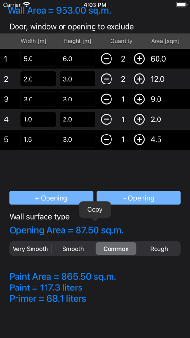 Paint Calculator Plus Screenshots