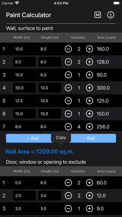 Paint Calculator Plus Screenshots