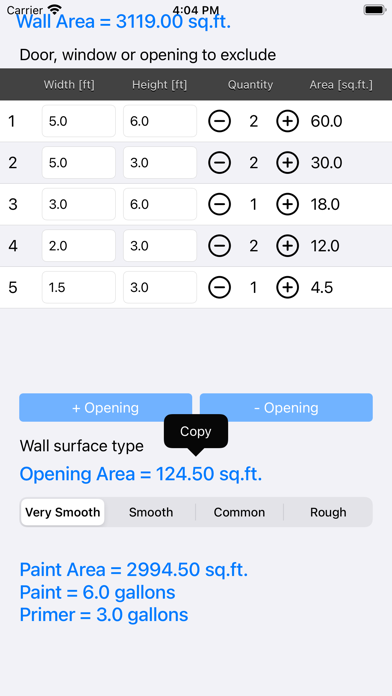 Paint Calculator Plus Screenshots