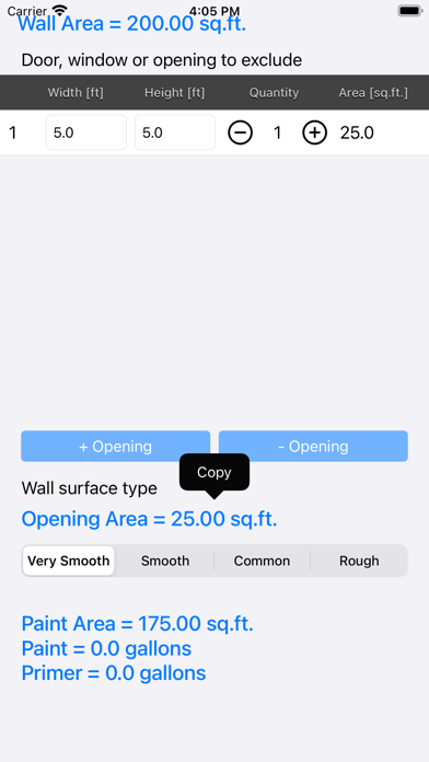 Paint Calculator Plus Screenshots
