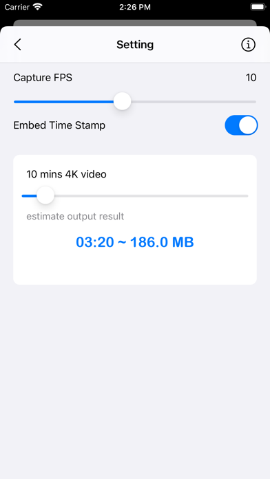 Time Lapse Clip Screenshots