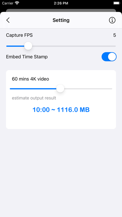 Time Lapse Clip Screenshots
