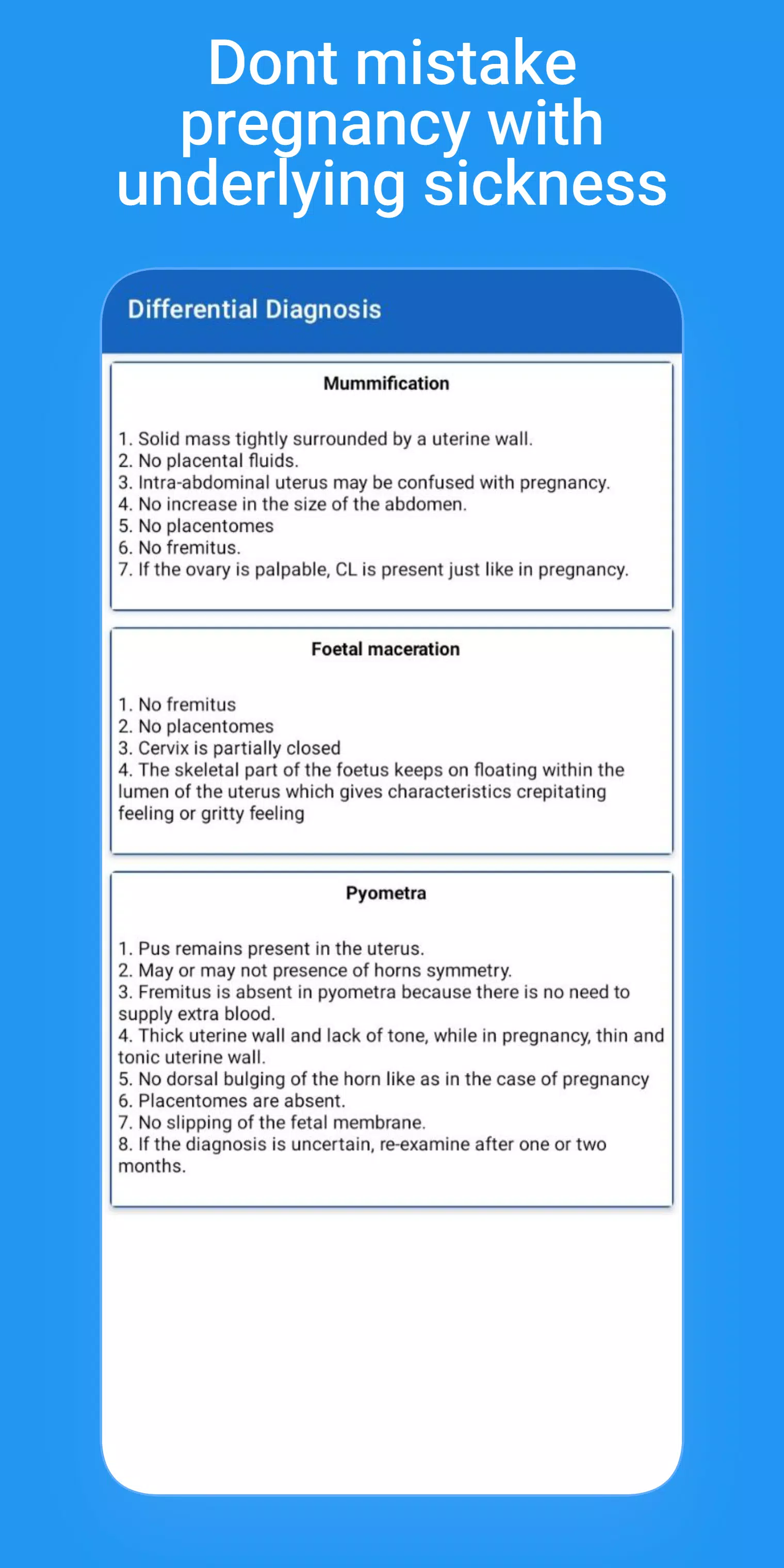 Cow Gestation Calculator Screenshots