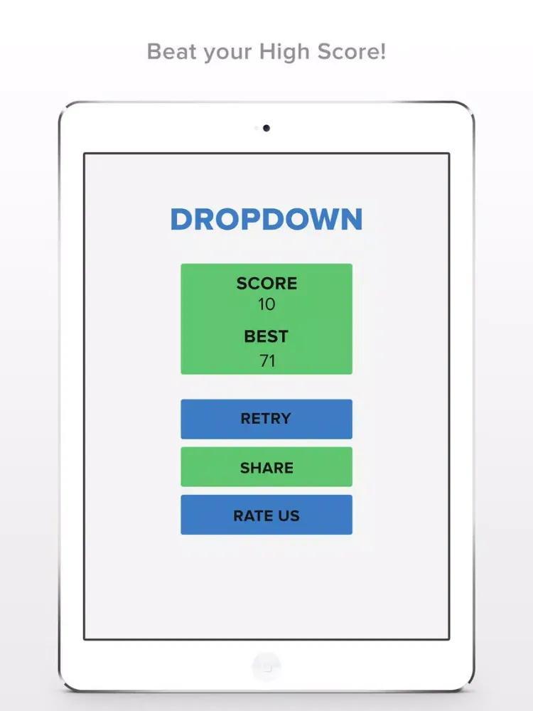 Dropdown - Circle or Square iPad Screenshots