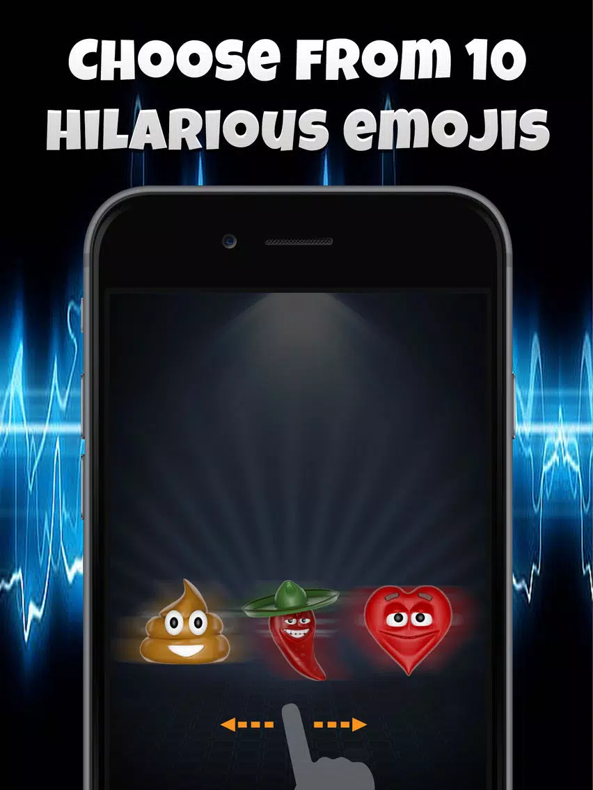 Talking Emoji Voice Changer Free - Crazy Helium Booth Fake Modifier Generator iPad स्क्रीनशॉट