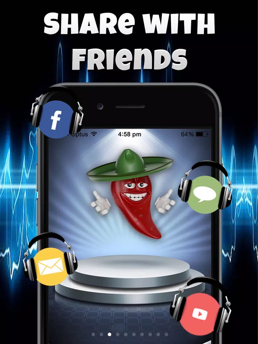 Talking Emoji Voice Changer Free - Crazy Helium Booth Fake Modifier Generator iPad स्क्रीनशॉट