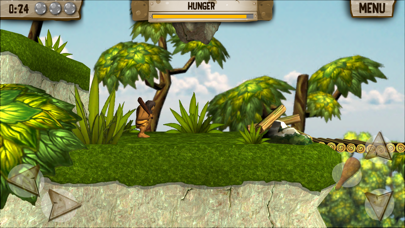 ภาพหน้าจอของ Hungry Dude - Free Game - Let's go back to the prehistoric age, and look how the caveman survive