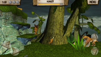 ภาพหน้าจอของ Hungry Dude - Free Game - Let's go back to the prehistoric age, and look how the caveman survive