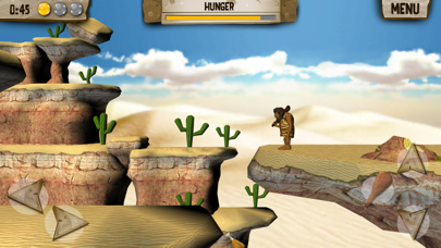 ภาพหน้าจอของ Hungry Dude - Free Game - Let's go back to the prehistoric age, and look how the caveman survive