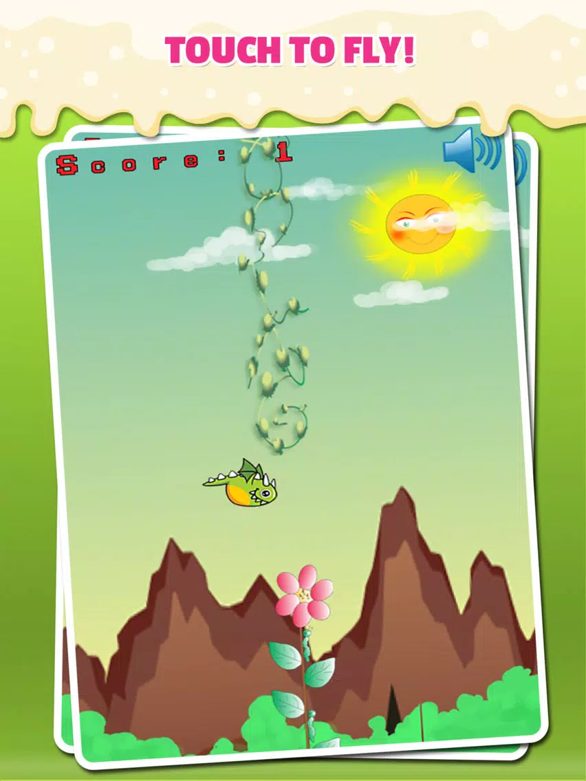 Flappy Dragon : In Mountain City Angry Dragon Is Flying Adventure Avoid Obstacles iPad Screenshots