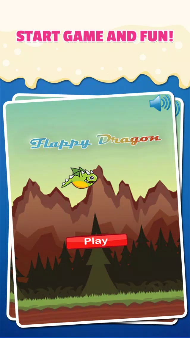 Flappy Dragon : In Mountain City Angry Dragon Is Flying Adventure Avoid Obstacles Screenshots