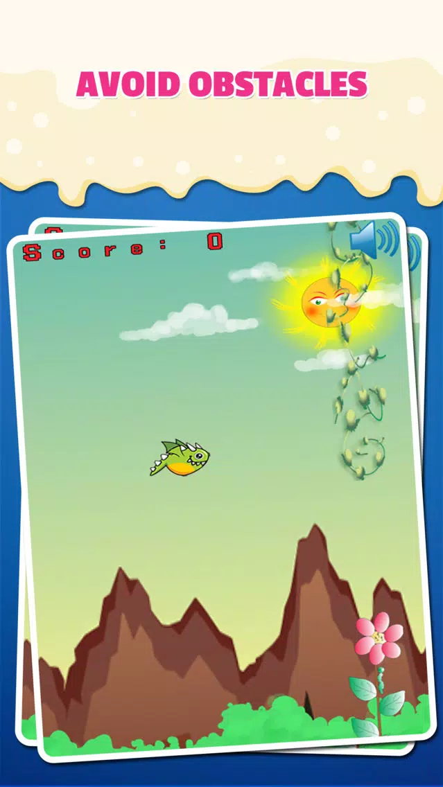 Flappy Dragon : In Mountain City Angry Dragon Is Flying Adventure Avoid Obstacles Screenshots
