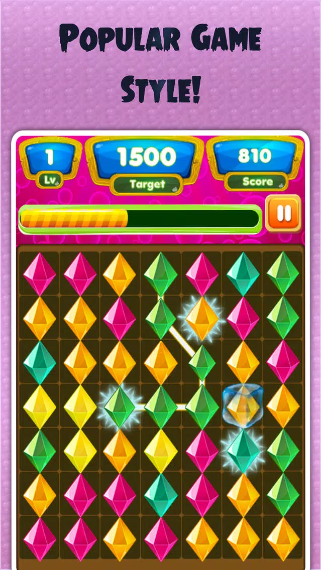 ภาพหน้าจอของ Jewel Blast Mania Adventures World - Match 3 Games