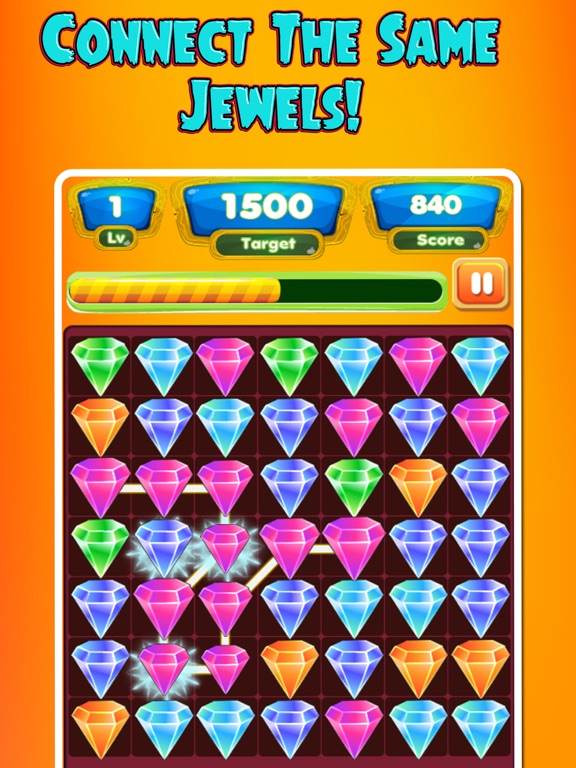 Jewel Galaxy Connect Lines Deluxe iPad Screenshots