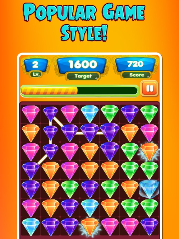 Jewel Galaxy Connect Lines Deluxe iPad Screenshots