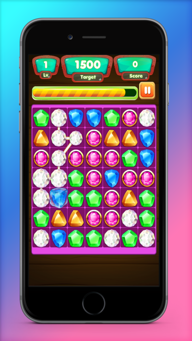 Jewels Link Puzzle Game - Awesome Jewel Mania Screenshots