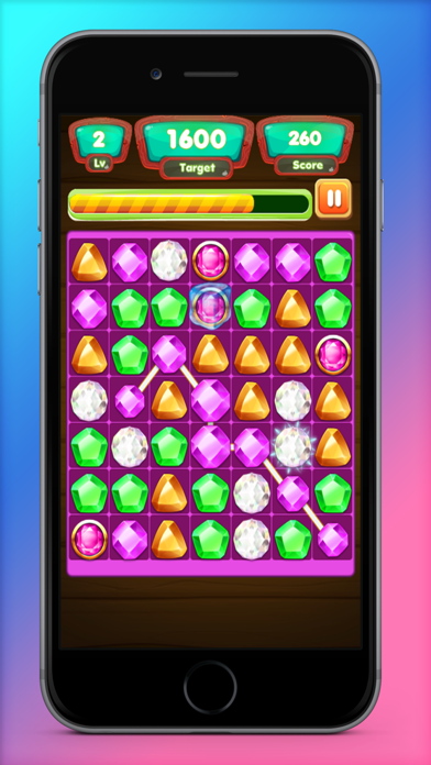 Jewels Link Puzzle Game - Awesome Jewel Mania Screenshots