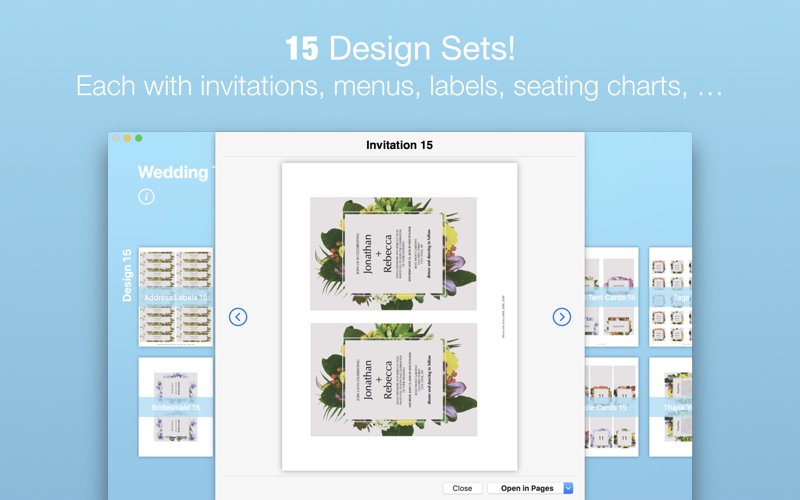 Wedding Templates (by Nobody) Screenshots