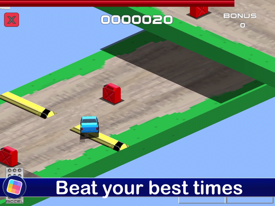 Tangkapan skrin Cubed Rally Racer - GameClub iPad 