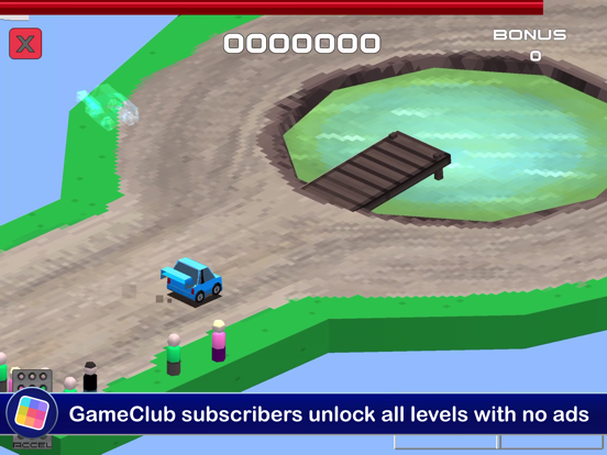 Tangkapan skrin Cubed Rally Racer - GameClub iPad 