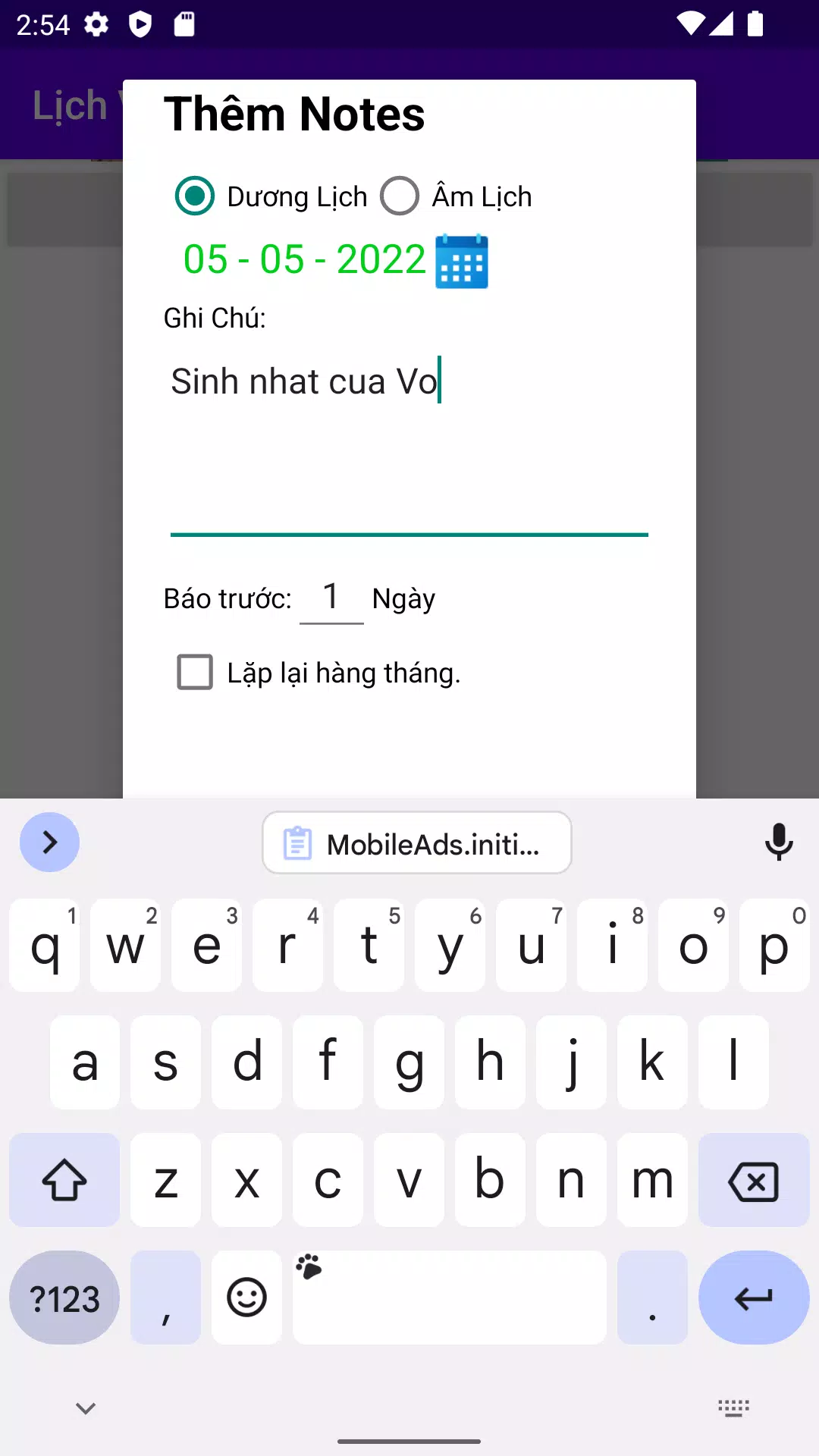 Lịch Vạn Niên Screenshots