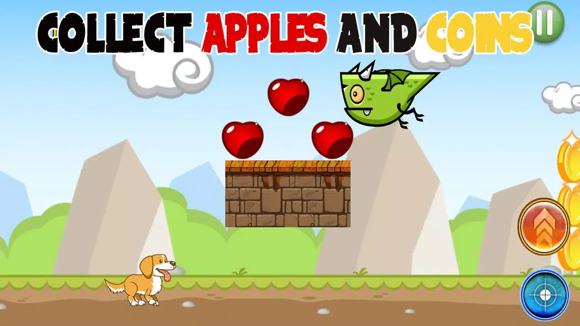 Capturas de tela do Gold Dog Adventures