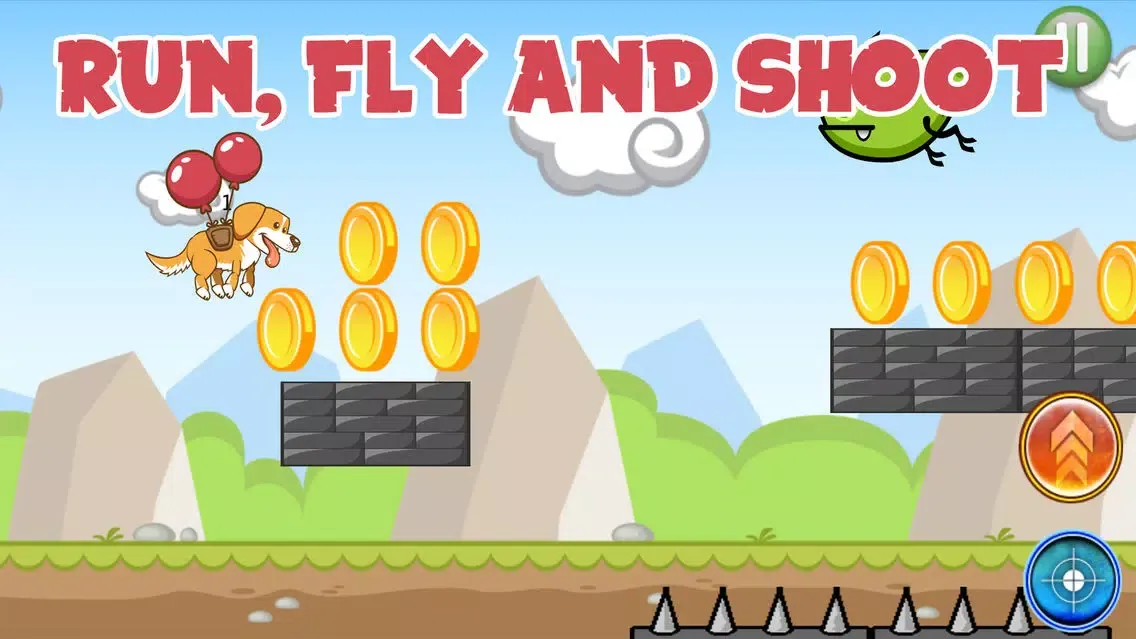 Capturas de tela do Gold Dog Adventures