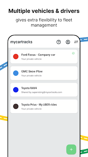 GPS Location & Mileage Tracker Screenshots